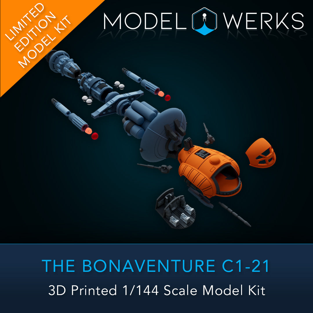 1/144 Bonventure Physical 3D Printed Kit