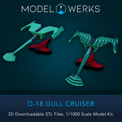 D-18 Gull STL File Download