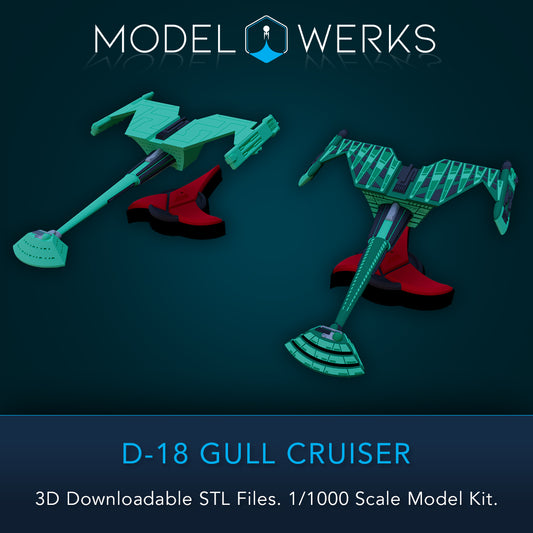 D-18 Gull STL File Download