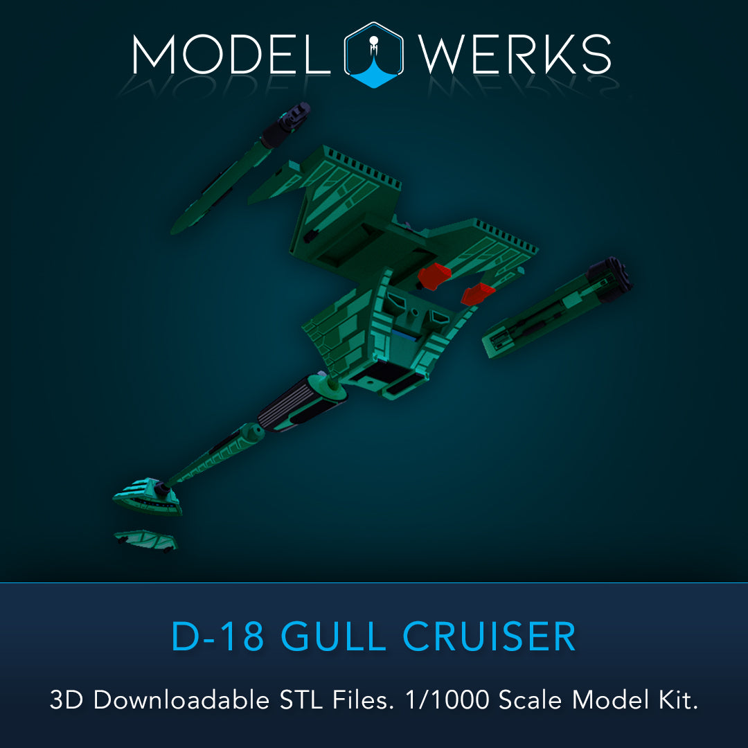 D-18 Gull STL File Download