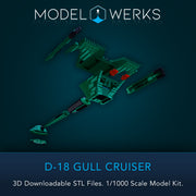 D-18 Gull STL File Download