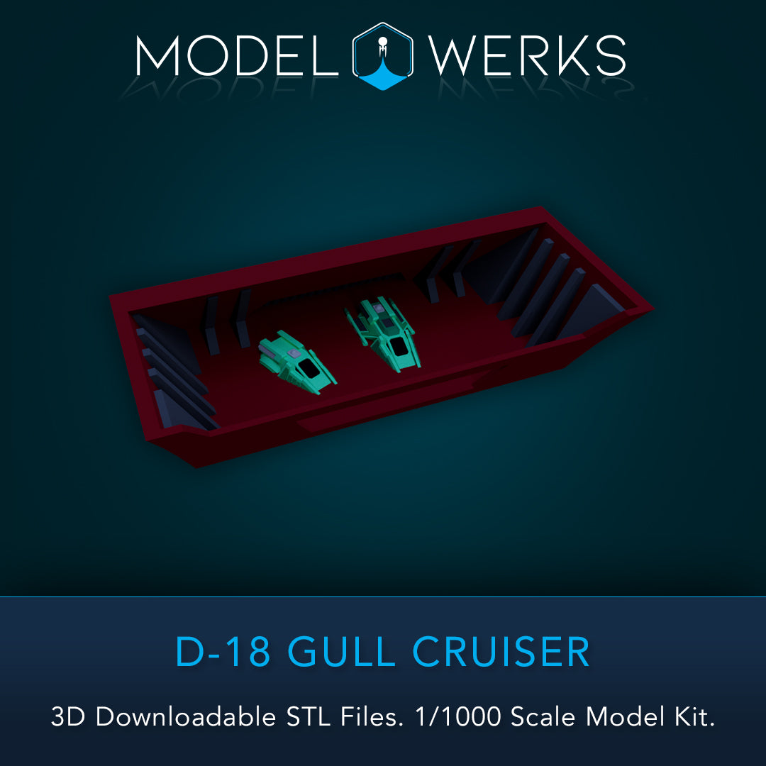 D-18 Gull STL File Download