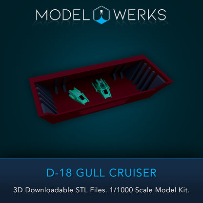 D-18 Gull STL File Download