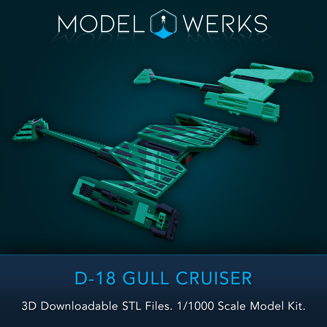 D-18 Gull STL File Download