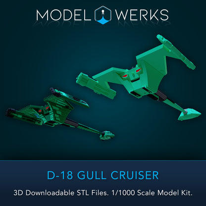 D-18 Gull STL File Download