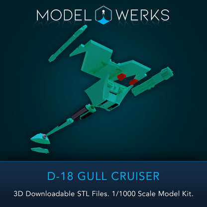 D-18 Gull STL File Download