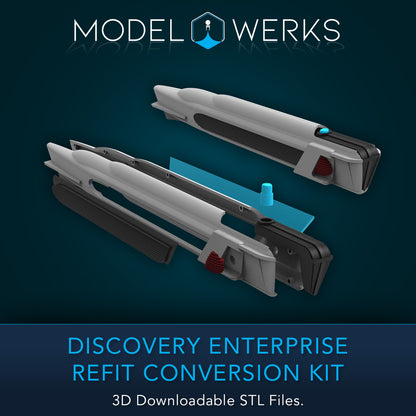 1:1000 Discovery Enterprise Refit Conversion Kit STL Download