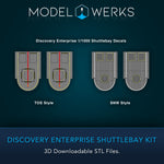 1:1000 Discovery Enterprise Shuttle Bay Kit STL Download