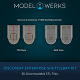 1:1000 Discovery Enterprise Shuttle Bay Kit STL Download