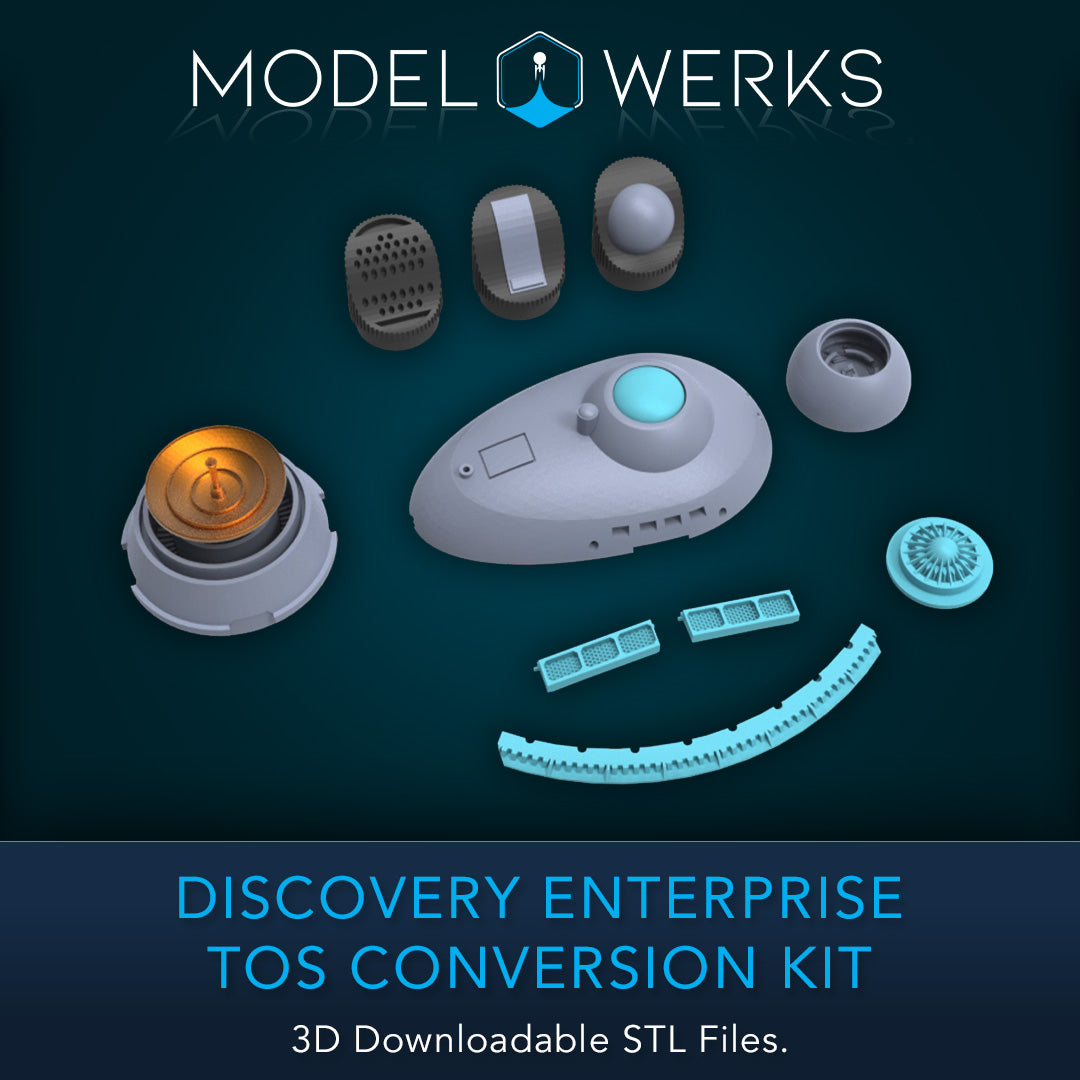 1:1000 Discovery Enterprise TOS Conversion Kit STL Download – modelwerkshop