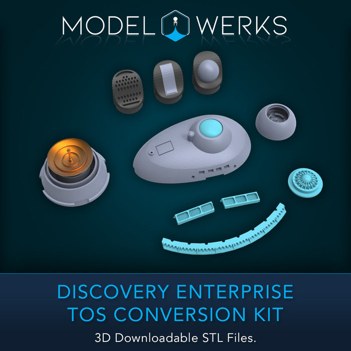 1:1000 Discovery Enterprise TOS Conversion Kit STL Download