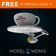 1/1000 USS Endocrine Conversion Kit STL [FREE DOWNLOAD]