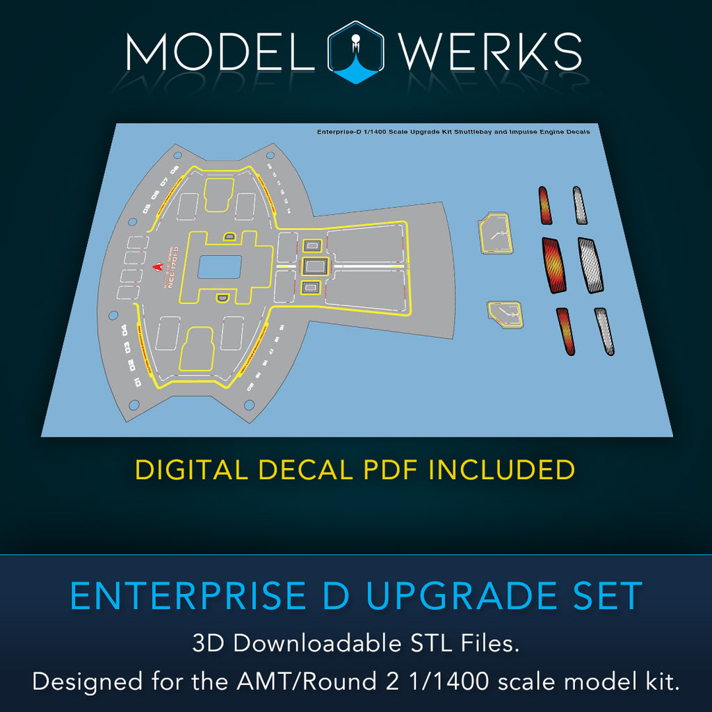 PREORDER: USS Enterprise-D (2024 reissue) - 1:1400 scale - S