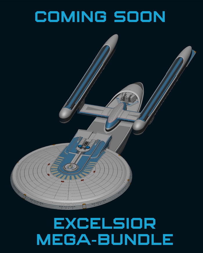 [PRE-ORDER] Excelsior Class 1/1000, 1/650, 1/350 Mega-Bundle