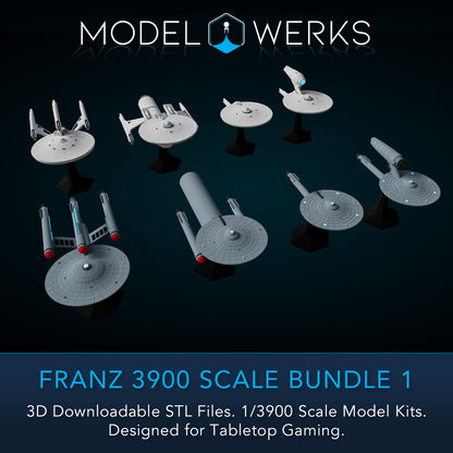 Franz 1/3900 Scale STL Bundle