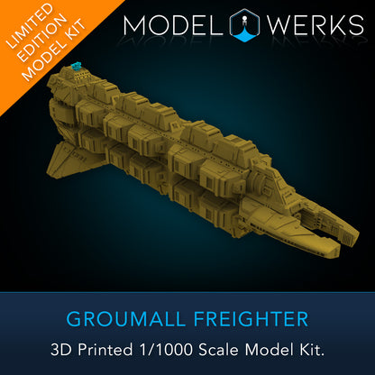 1/1000 Groumall Class Freighter Physical 3D Printed Kit