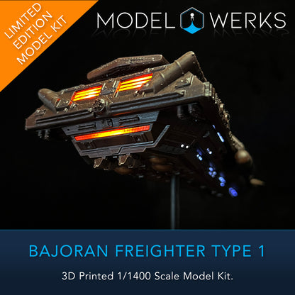 1/1400 Bajoran Freighter Type 1 3D Printed Physical Model Kit