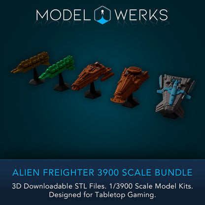 Alien Freighters 1/3900 Scale STL Bundle