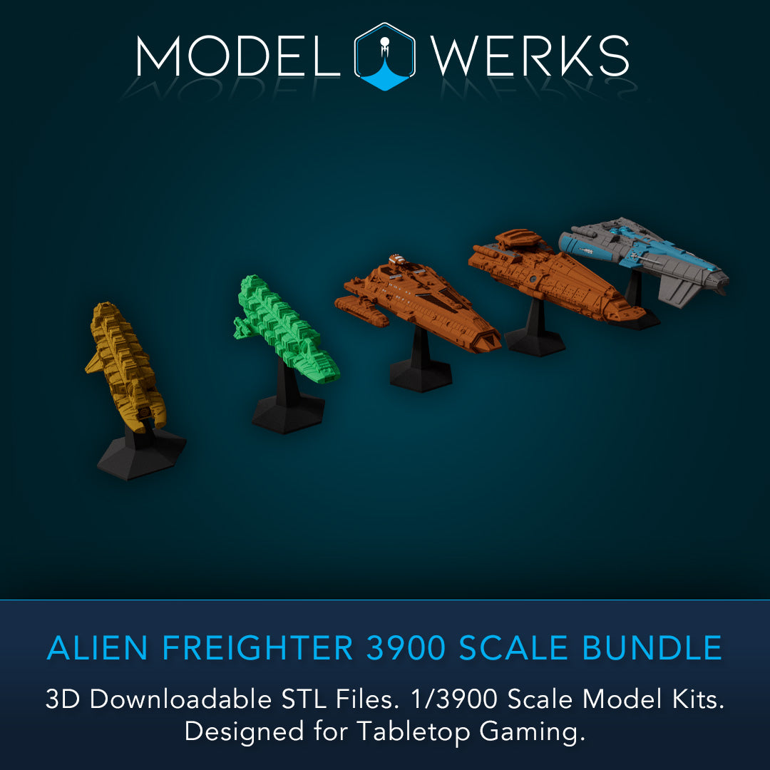 Alien Freighters 1/3900 Scale STL Bundle