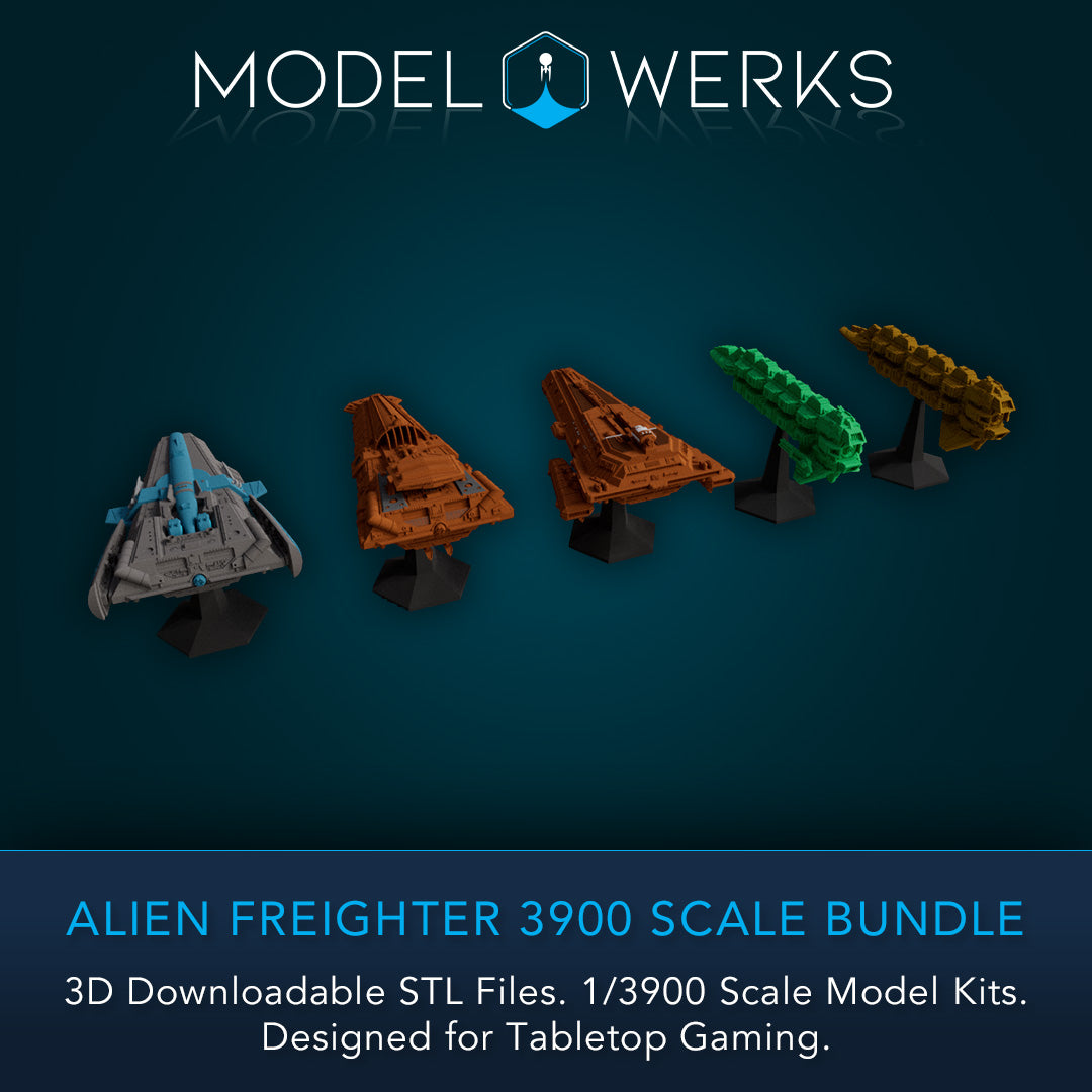 Alien Freighters 1/3900 Scale STL Bundle