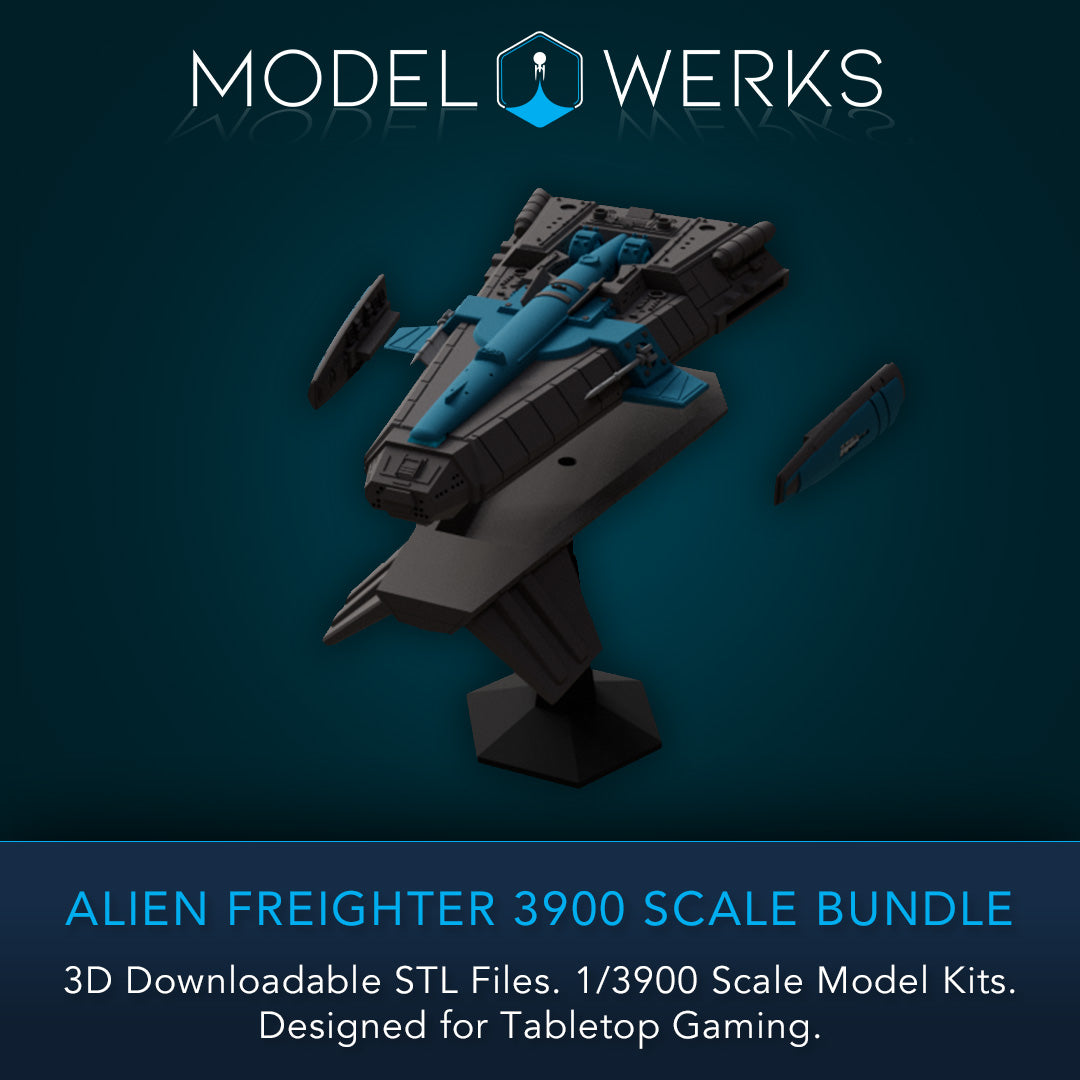 Alien Freighters 1/3900 Scale STL Bundle