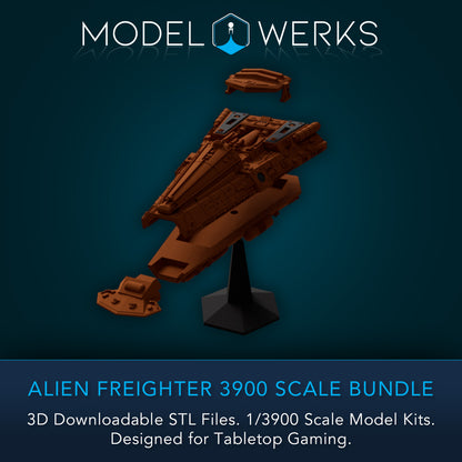 Alien Freighters 1/3900 Scale STL Bundle