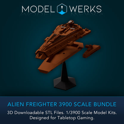 Alien Freighters 1/3900 Scale STL Bundle