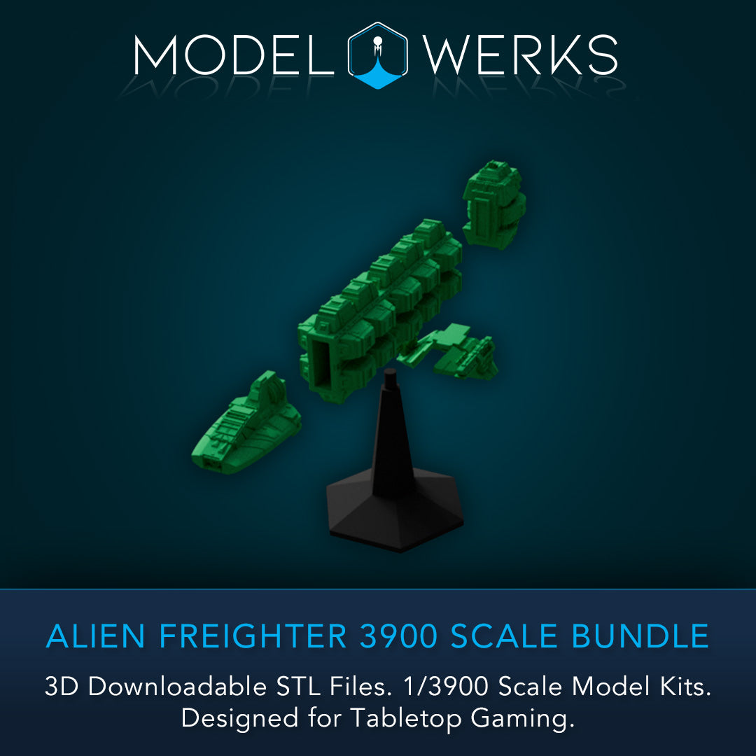 Alien Freighters 1/3900 Scale STL Bundle