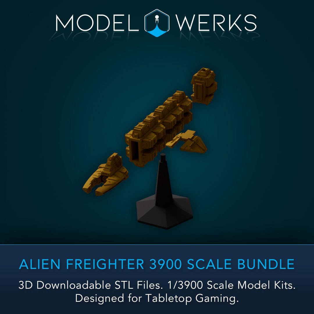 Alien Freighters 1/3900 Scale STL Bundle