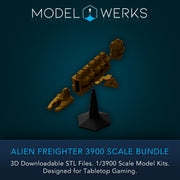 Alien Freighters 1/3900 Scale STL Bundle