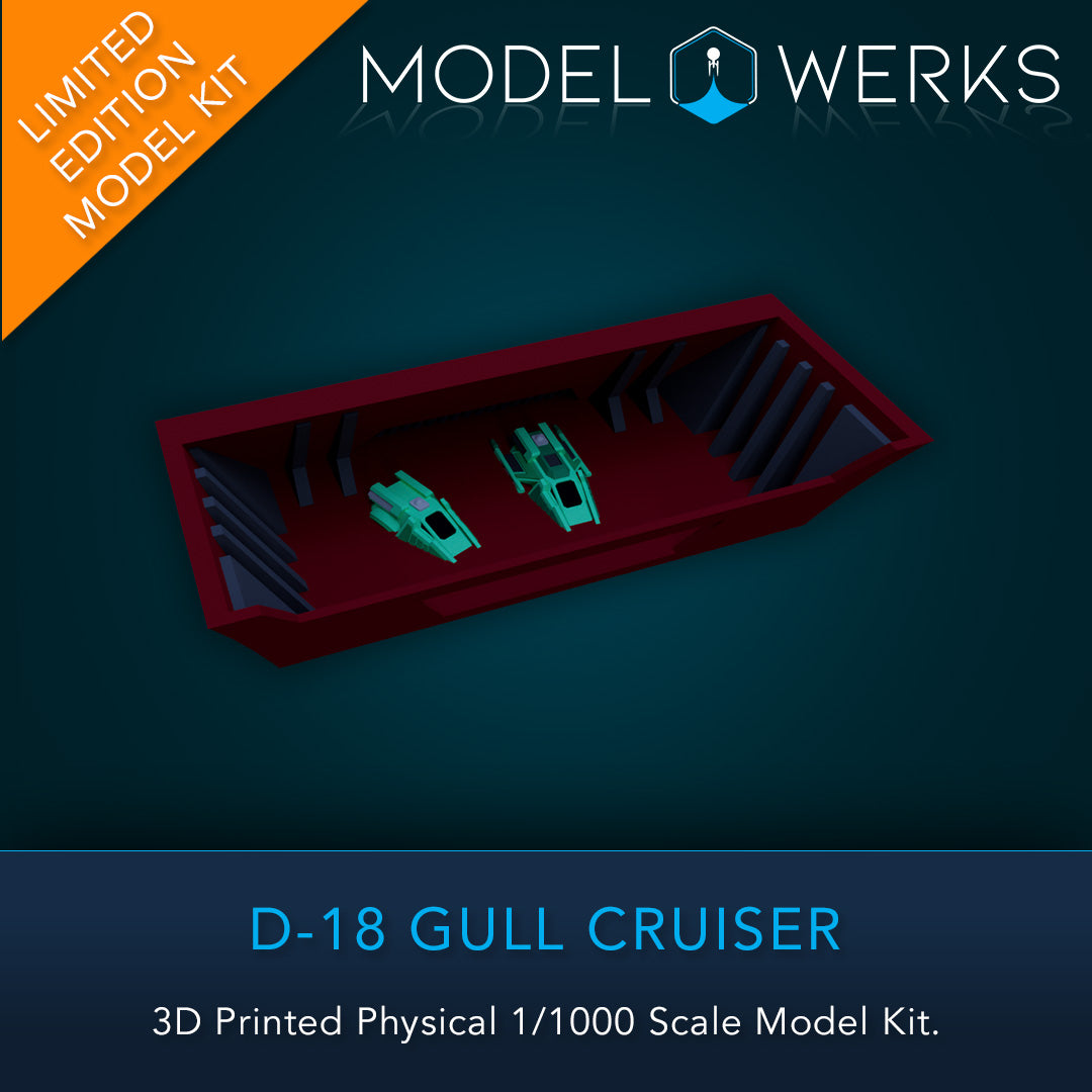 1/000 D-18 Gull Physical 3D Printed Kit