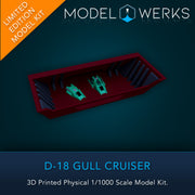1/000 D-18 Gull Physical 3D Printed Kit