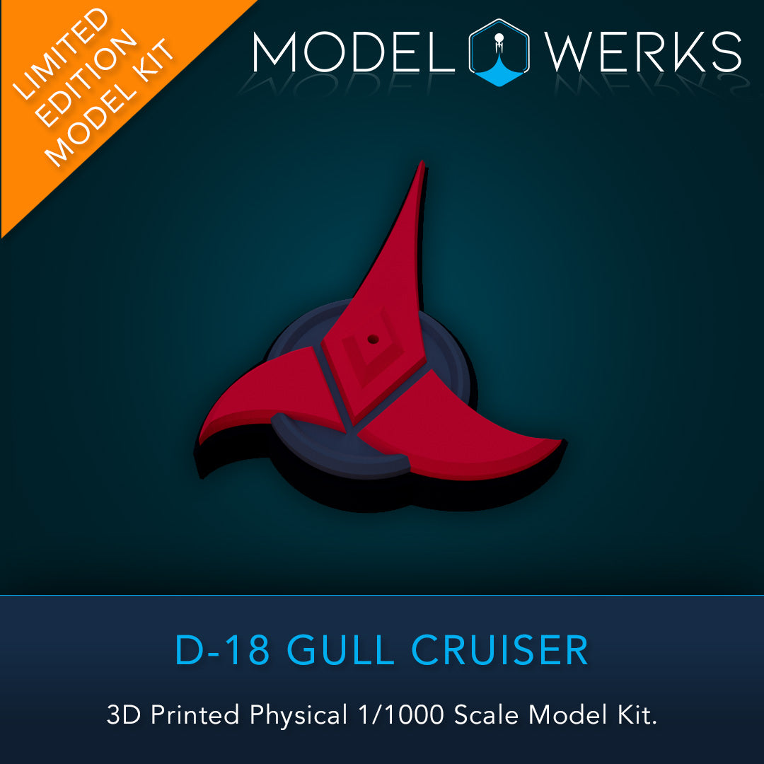 1/000 D-18 Gull Physical 3D Printed Kit