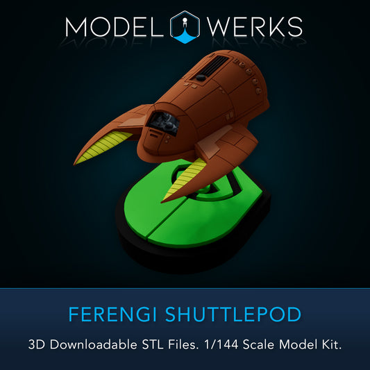 1/144 Ferengi Shuttlepod STL File Download