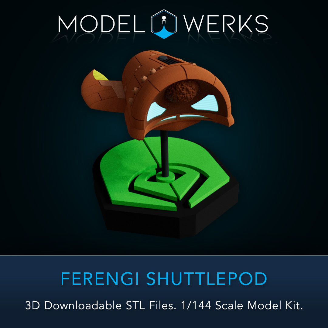1/144 Ferengi Shuttlepod STL File Download