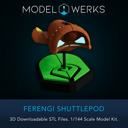 1/144 Ferengi Shuttlepod STL File Download