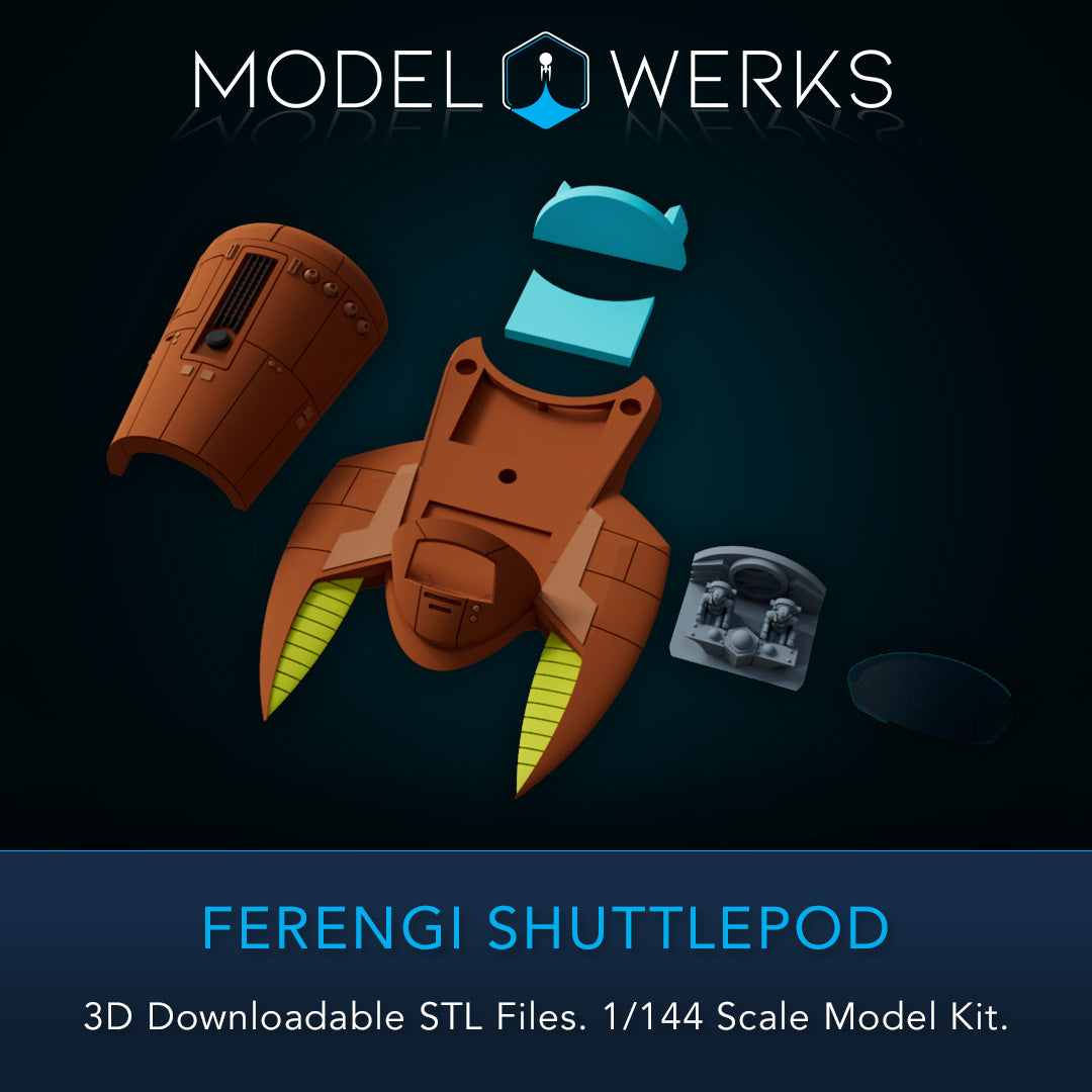 1/144 Ferengi Shuttlepod STL File Download