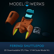 1/144 Ferengi Shuttlepod STL File Download