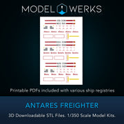 1/350 Antares STL File Download