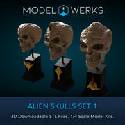 Alien Skulls Set 1 STL Download