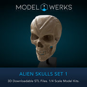 Alien Skulls Set 1 STL Download
