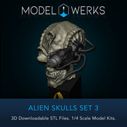 Alien Skulls Set 3 STL Download