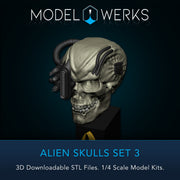 Alien Skulls Set 3 STL Download