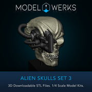 Alien Skulls Set 3 STL Download