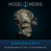 Alien Skulls Set 3 STL Download