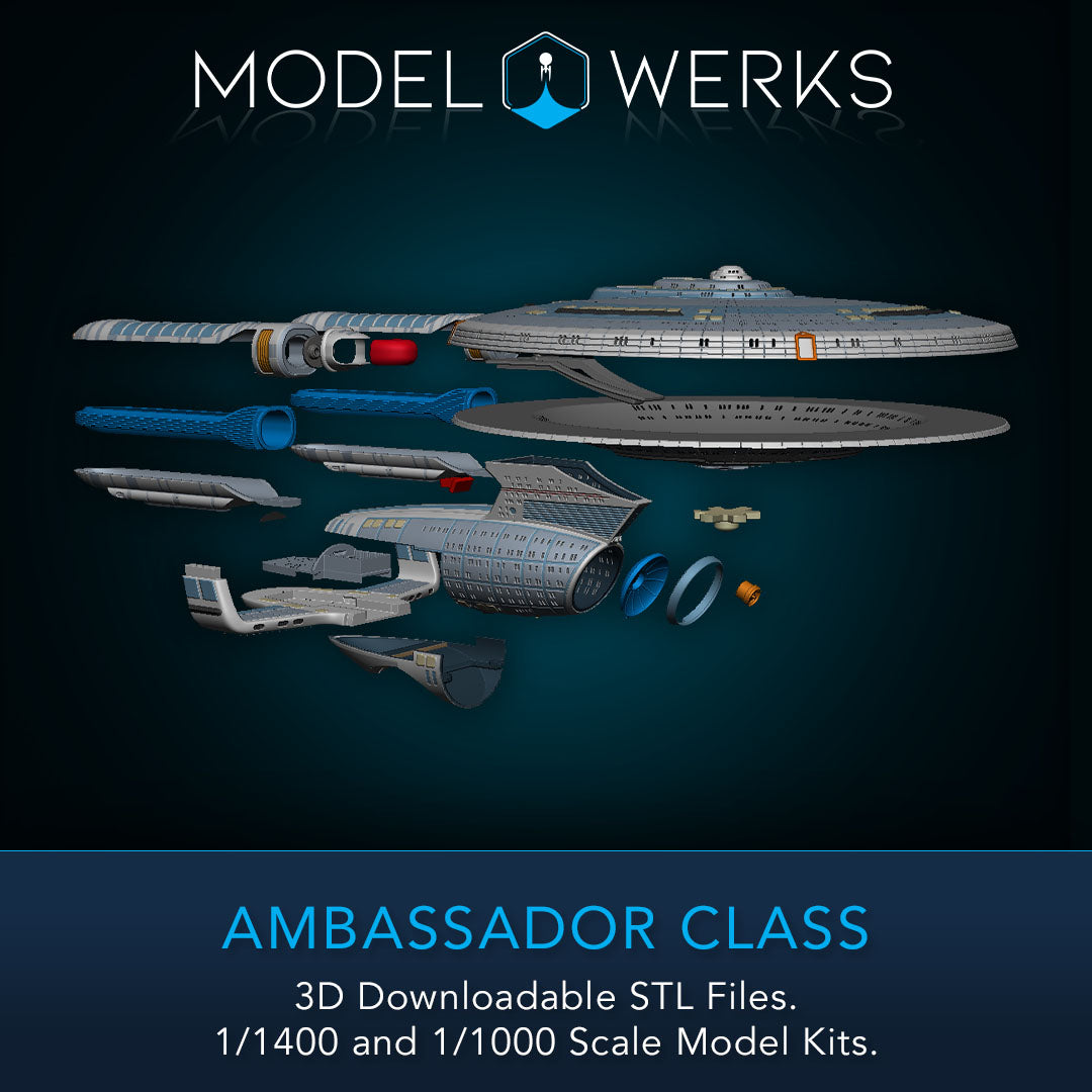 Ambassador Class 1/1000 and 1/1400 Scale
