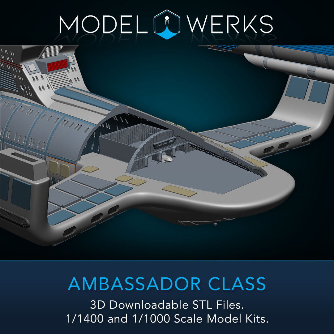 Ambassador Class 1/1000 and 1/1400 Scale