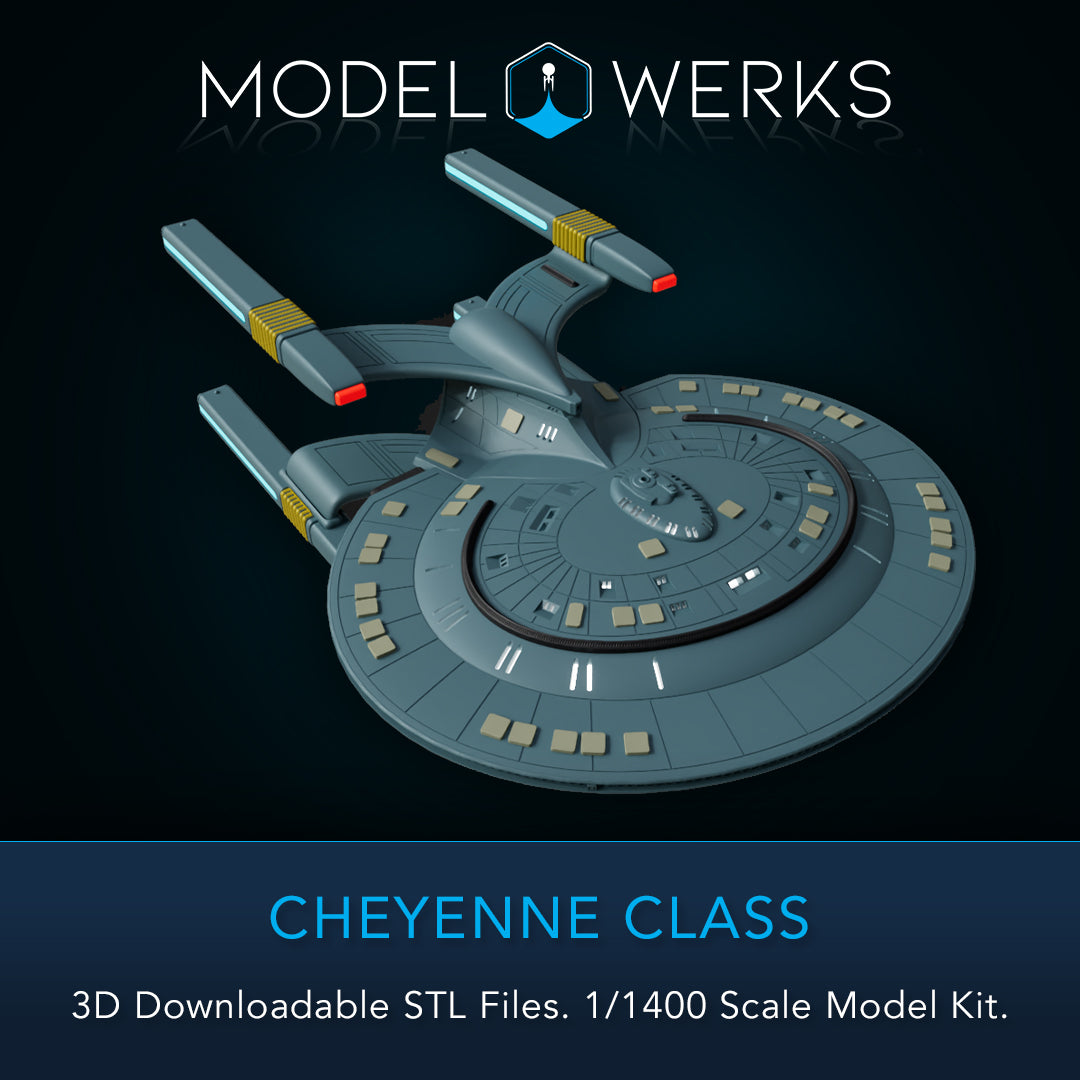 1/1400 Cheyenne Class STL File Download