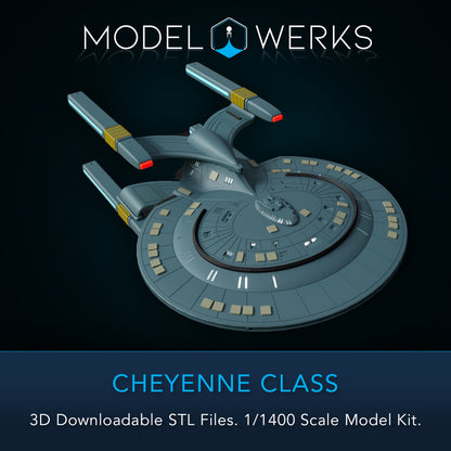1/1400 Cheyenne Class STL File Download