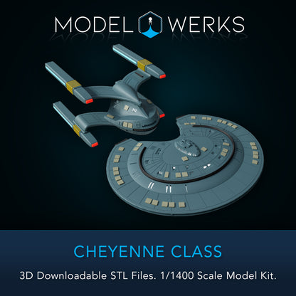1/1400 Cheyenne Class STL File Download